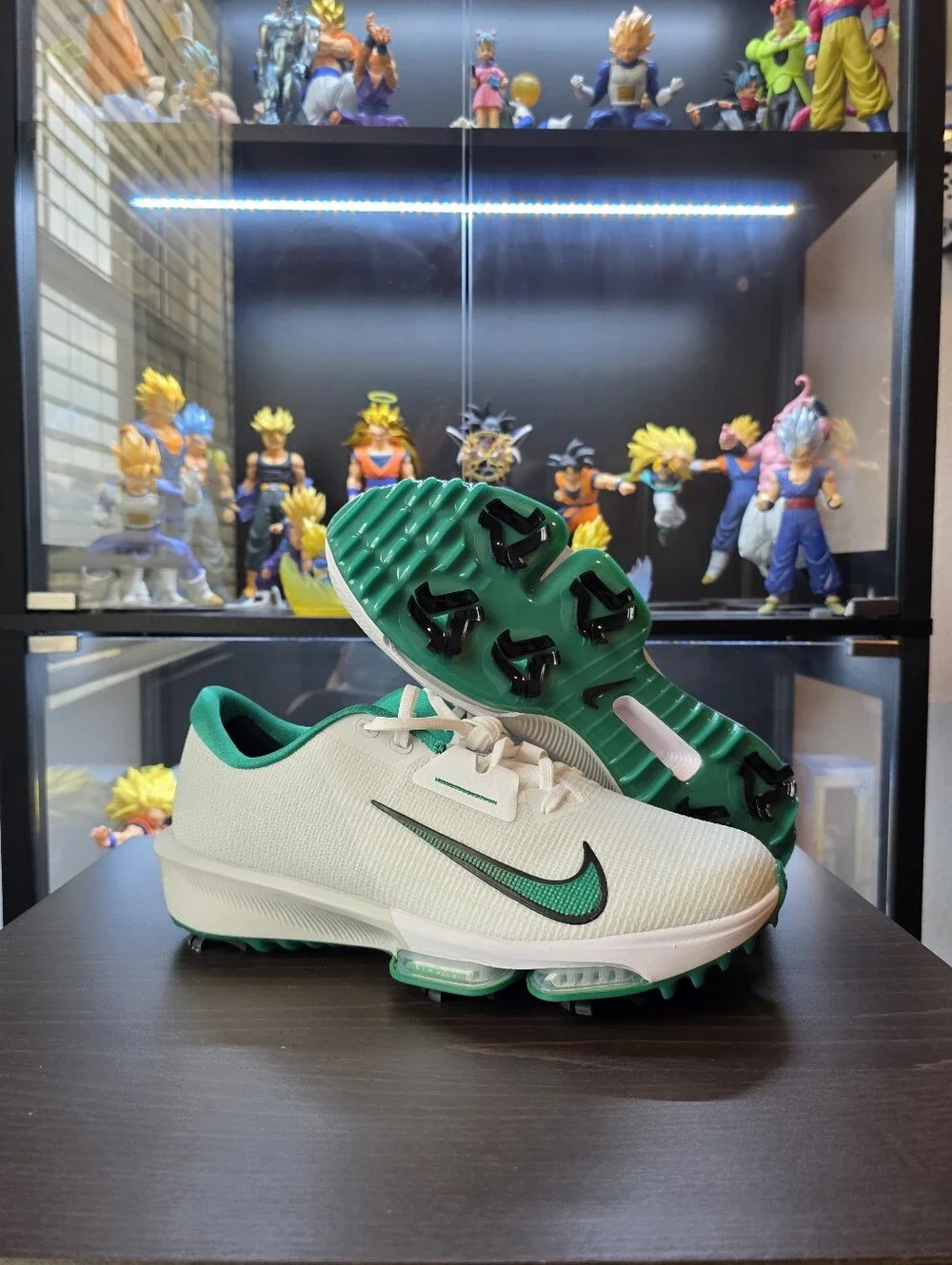 Men's Size 11 Nike Air Zoom Infinity Tour 2 Golf Shoes Photon Dust/Green